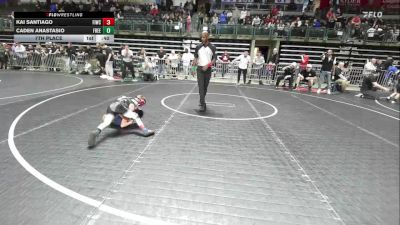 57 lbs 7th Place - Kai Santiago, Fiwc vs Caden Anastasio, Freehold