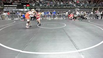175 lbs Round Of 32 - Bryan Hernandez, Bound Brook vs Liam Giannaccini, Red Nose