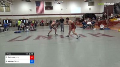 170 lbs Final - Shane Reitsma, Shore Thing vs Zachary Weiserth, Patriots