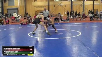 157 lbs Cons. Round 3 - Andrew Schafer, University Of Idaho vs Malachi Hashimoto, Washington State University