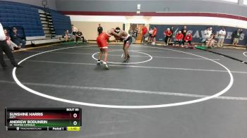 190 lbs Round 2 - Andrew Bodunrin, St. Thomas Catholic vs Sunshine Harris, Katy