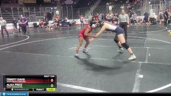 132 lbs Cons. Round 3 - Aliza Price, Team Washington vs Trinity Davis, Team South Carolina