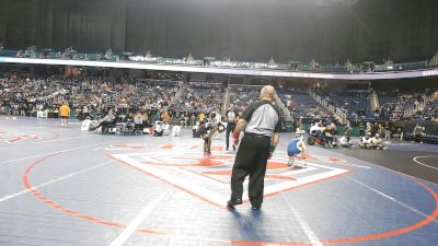 8A - 120 lbs Quarterfinal - Dylan Thomas, Athens Drive vs Brooke Jackson, Mallard Creek High School