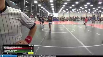 88 lbs Round 3 (6 Team) - Dominic Bozanic, Team California vs Brandan McLaughlin, East Coast Elite