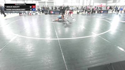 14U Girls - 120 lbs Cons. Round 2 - Adalie Hazlett, MT vs Marina Luafalemana-Haney, HI