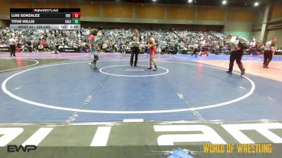 126 lbs Round Of 16 - Luis Gonzalez, 209 Wrestling Academy vs Titus Willis, Falcon Wrestling