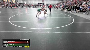 190 lbs Champ. Round 2 - Noah Hanefeld, Markesan vs Oliver Voight, Kewaskum