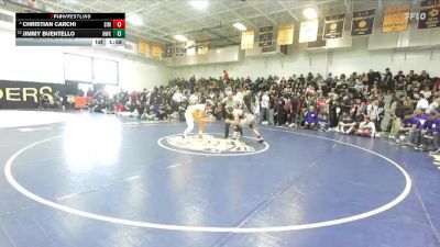 165 lbs Quarterfinal - Jimmy Buentello, Norwalk vs Christian Carchi, Simi Valley