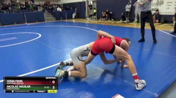 125 lbs Semifinal - Vonn Fenn, Southern Oregon vs Nicolas Aguilar, Menlo (Calif.)