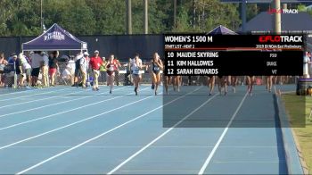 Women's 1500m, Quarterfinal 2 - Notre Dame's Jessica Harris Solos 4:12!