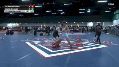 215 lbs Quarterfinal - Decker Bechtold, PA vs Kendahl Hoare, PA