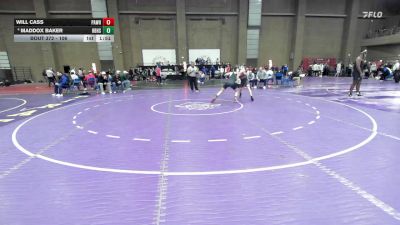 106 lbs Champ. Round 2 - Will Cass, Pawhuska vs Maddox Baker, Har-Ber