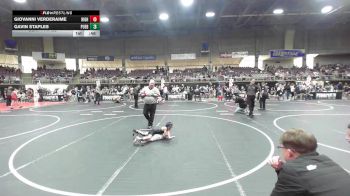 46 lbs Semifinal - Giovanni Verderaime, High Elevation vs Gavin Staples, Pueblo County WC