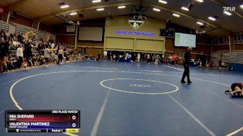 117 lbs 3rd Place Match - Mia Shepard, UNLV vs Valentina Martinez, Snow College