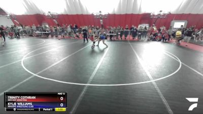 EX126-138 lbs Round 2 - Trinity Cothran, Red Hot Wresting vs Kylie Williams, Ringers Wrestling Club