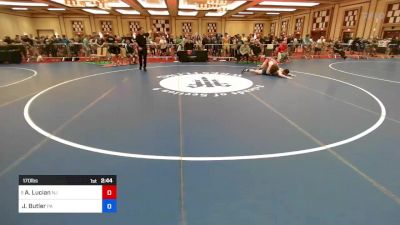 170 lbs Round Of 16 - Anthony Lucian, Nj vs Jordan Butler, Pa