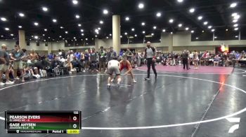 132 lbs Semis (4 Team) - Pearson Evers, EL Libres WC vs Gage Ahysen, Assassins Blue