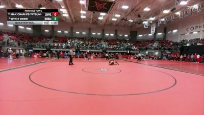 190 lbs Quarterfinal - Max Charles Tatsumi, Coppell vs Wyatt Davis, Irving MacArthur