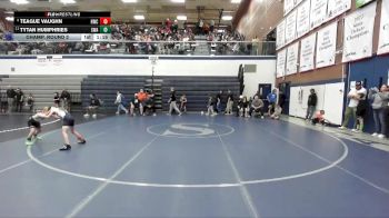 59 lbs Champ. Round 2 - Tytan Humphries, Sublime Wrestling Academy vs Teague Vaughn, Hawk Wrestling Club