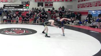 126 lbs Quarterfinal - Adrien Provencher, Vergennes vs Eric Whitten, Harwood