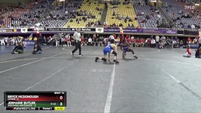 165 lbs Quarters & 1st Wb (16 Team) - Jermaine Butler, Wisconsin-Whitewater vs Bryce McDonough, Luther