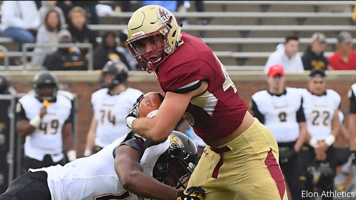 Elon's Matt Foster Selected As CAA Football Scholar-Athlete Of The Year