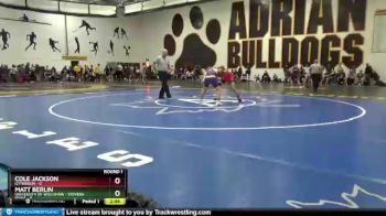 133 lbs Round 1 (8 Team) - Cole Jackson, Otterbein vs Matt Berlin, University Of Wisconsin - Stevens Point
