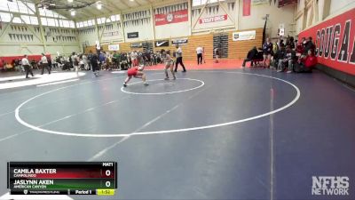 155 (157) Quarterfinal - Jaslynn Aken, American Canyon vs Camila Baxter, Campolindo