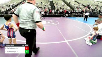 56-B lbs Consi Of 8 #2 - Chase DeStefano, Quakertown (VEWL) vs Jeremy Schmittinger, Upper Perkiomen