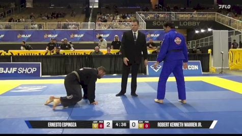 Robert Kenneth Warren Jr. vs Ernesto Espinoza 2026 Pan Jiu Jitsu IBJJF Championship