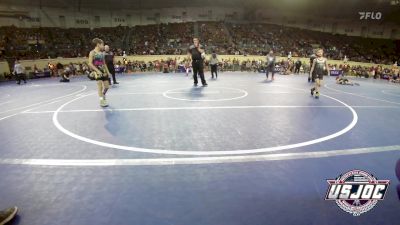 61 lbs Quarterfinal - Perry Dodgen, Wesley Wrestling Club vs Nash Johnson, Greater Heights Wrestling