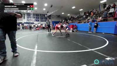 126 lbs Rr Rnd 5 - Brodee Bryan, Shelton Wrestling Academy vs Vance Sandberg, Standfast