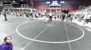 37 lbs 5th Place - Tybbee Jones, Independent vs Eiza Navarrete, Cowboy Kids WC