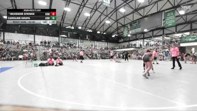 83-90 lbs Round 3 - McKenzie Steinke, Frankfort Gladiators vs Caroline Krupa, P3 Warrior Wrestling Academy