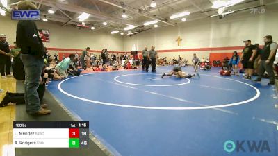 120 lbs Rr Rnd 4 - Luke Mendez, Broken Arrow Wrestling Club vs Ayden Rodgers, Standfast 12u