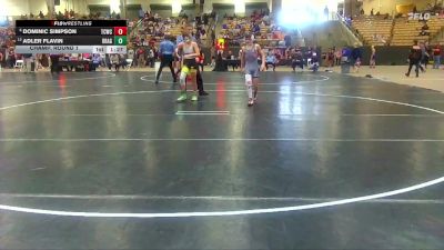 95 lbs Champ. Round 1 - Dominic Simpson, Big Red Wrestling Club vs Adler Flavin, Rabbit Wrestling Club