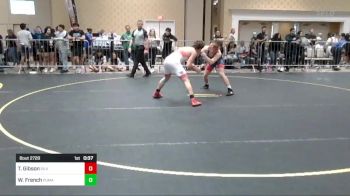 144 lbs Consi Of 32 #1 - Tyson Gibson, Silverback WC vs William French, Puma