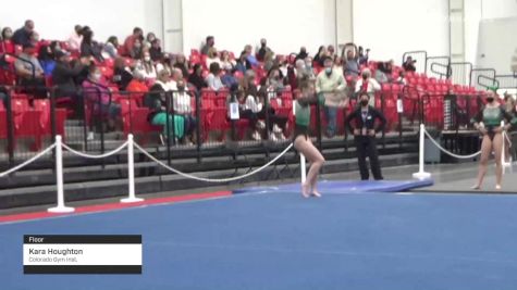 Kara Houghton - Floor, Colorado Gym Inst. - 2021 Region 3 Women's Championships