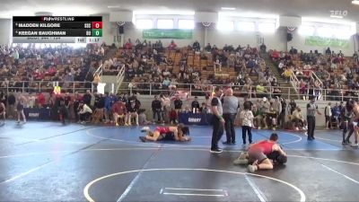 134 lbs Cons. Round 3 - Keegan Baughman, Carey vs Madden Kilgore, Shore Sports Club