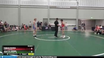 113 lbs Round 3 (6 Team) - Fabian Rivera, North Carolina vs Koltyn Grebel, North Dakota Blue