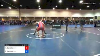 195 lbs Prelims - Michael Gonzalez, Doral Academy Prep High School Wrestling vs Zach Kaminski, Wisconsin