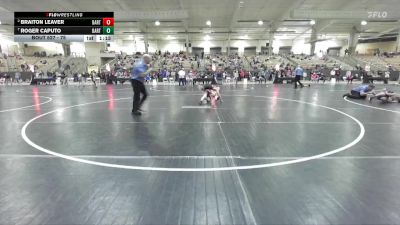 75 lbs Quarterfinal - Roger Caputo, Rabbit Wrestling Club vs Braiton Leaver, Wildcats Wrestling