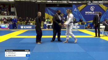 CHLOÉ MCNALLY vs ELISABETH ANN CLAY 2021 World Jiu-Jitsu IBJJF Championship