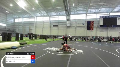 90 kg 5th Place - Braxton Schwarzenbach, Mantanona TC vs Donald Tran, DUB Wrestling