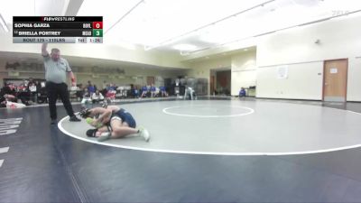 110lbs Champ. Round 2 - Briella Portrey, Mead (Girls) vs Sophia Garza, Royal (Girls)