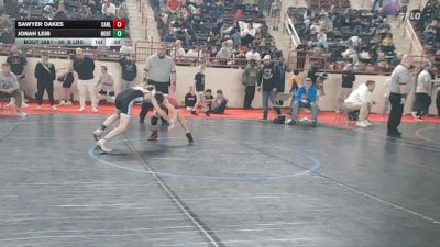 80_B lbs Consi Of 8 #2 - Sawyer Oakes, Carlisle vs Jonah Leib, North Schuylkill