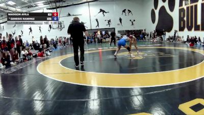 103 A Quarterfinal - Genesis Ramirez, Aurora University vs Madison Avila, North Central University