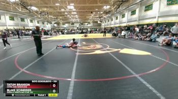 110 lbs Cons. Semi - Blake Schneider, Gorilla Wrestling Club, Inc vs Tatum Branson, Camel Kids Wrestling