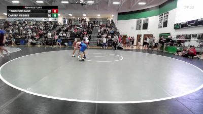 157 lbs Champ. Round 3 - Thunder Page, South Central Punishers vs Carter Keesee, Tuttle High School