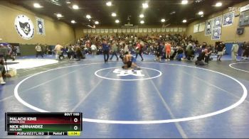 157 lbs Champ. Round 3 - Nick Hernandez, Highland vs Malachi King, Mission Oak